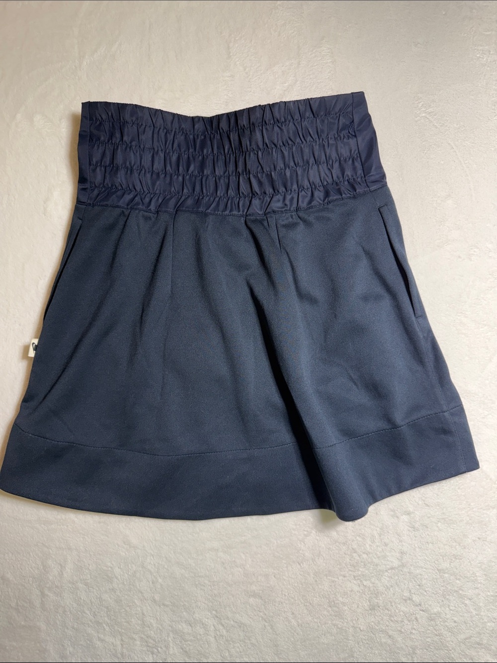 Nike Streetwear NSW Navy Mini Skirt with Front Zip - Picture 4 of 6